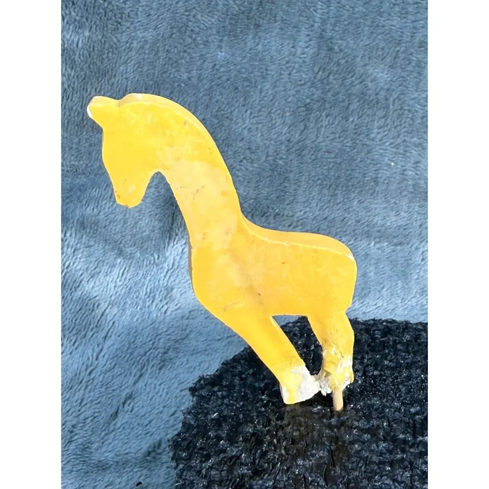 Vintage Plaster Circus Animal Cake Picks Toppers Lot 7 Horse Bear Elephant 1940s